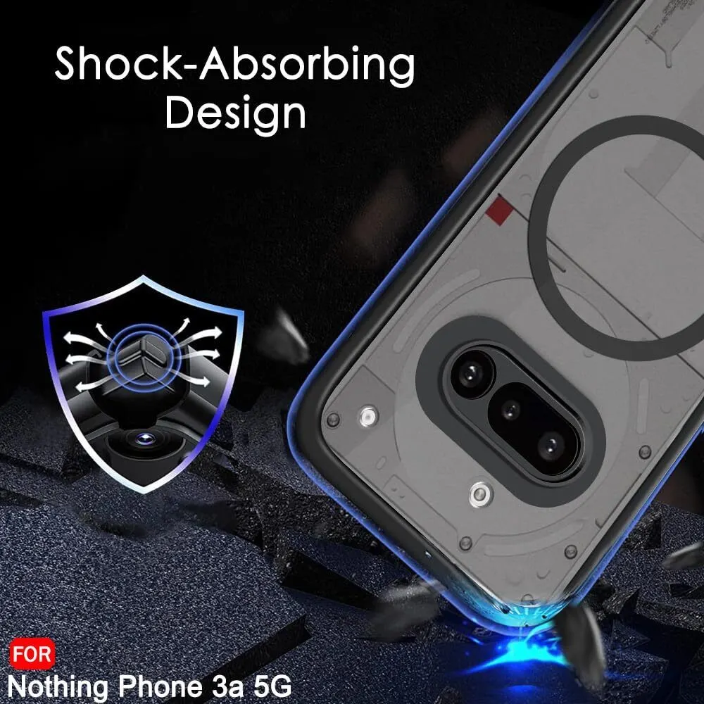 Micvir Back Cover for Nothing Phone (3a) (Black, Shock Proof, Pack of: 1) — image 4 of 5