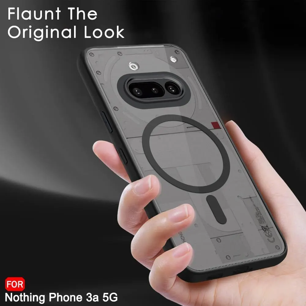 Micvir Back Cover for Nothing Phone (3a) (Black, Shock Proof, Pack of: 1) — image 5 of 5
