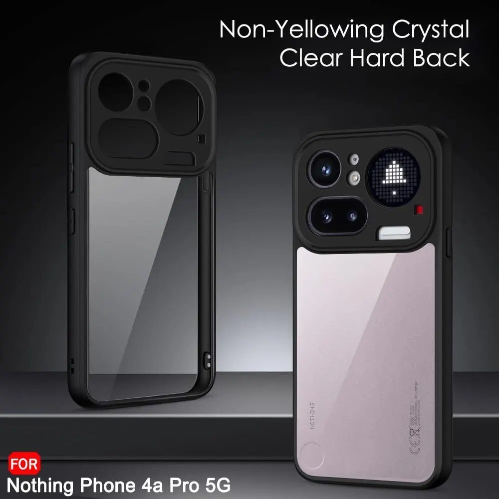 Xolia Back Cover for Nothing Phone 4a Pro 5G (Transparent, Black, Shock Proof, Plastic, Silicon, Pack of: 1) — image 3 of 5