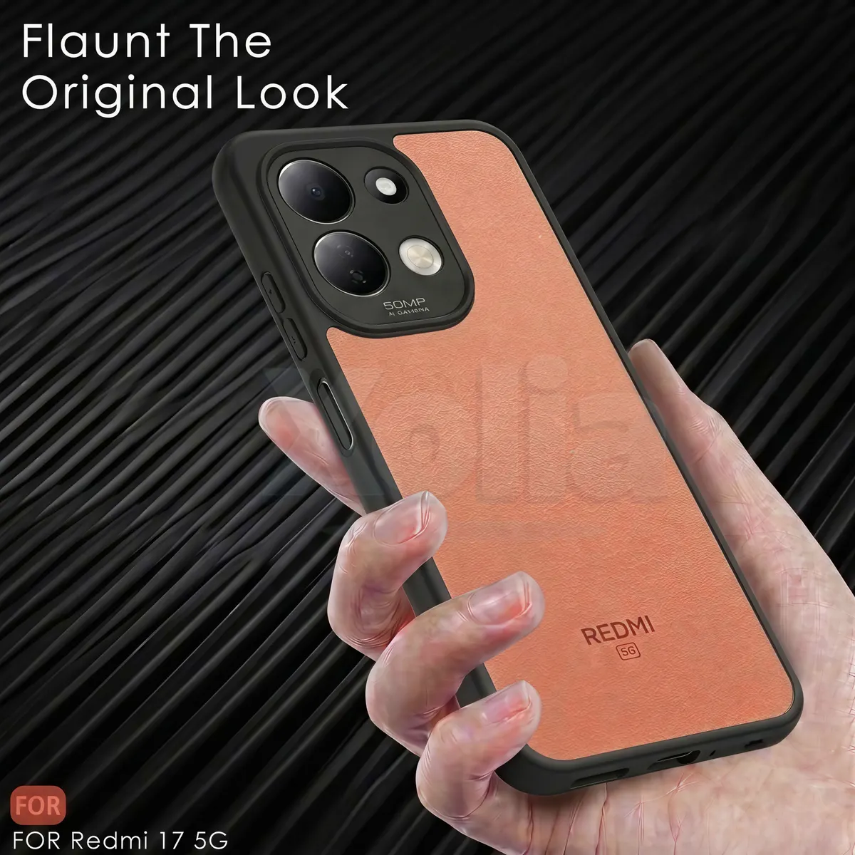 Xolia Back Cover for Redmi 17 5G (Transparent, Black, Shock Proof, Plastic, Silicon, Pack of: 1) — image 5 of 5