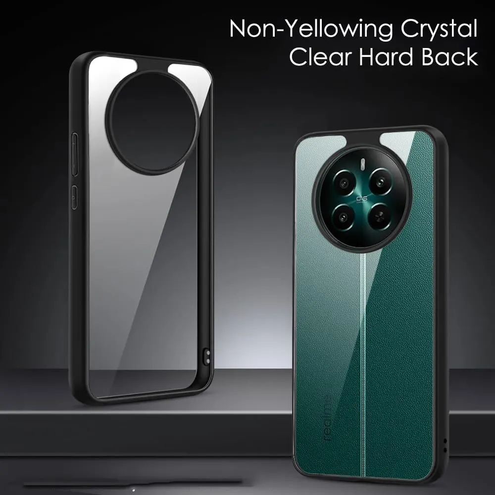 Micvir Back Cover for realme P1 5G (Transparent, Black, Shock Proof, Plastic, Silicon, Pack of: 1) — image 2 of 5