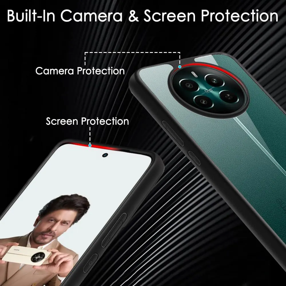 Micvir Back Cover for realme P1 5G (Transparent, Black, Shock Proof, Plastic, Silicon, Pack of: 1) — image 3 of 5
