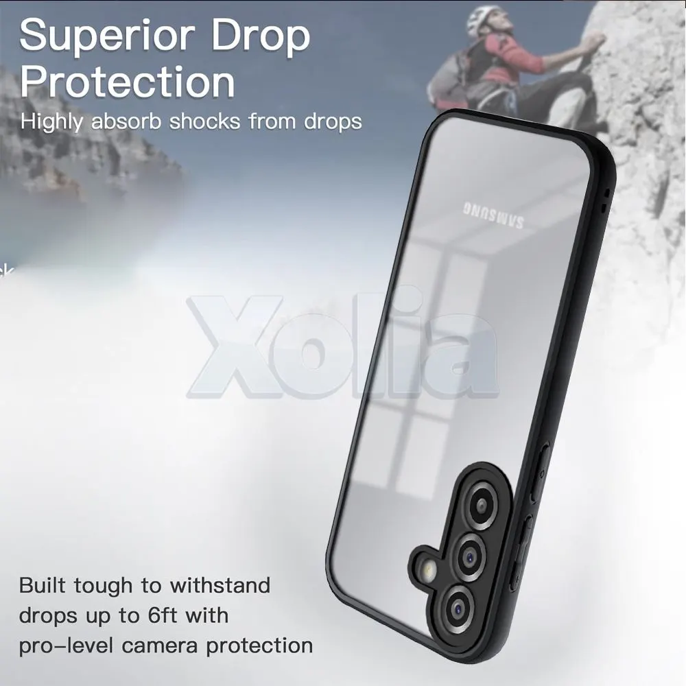Xolia Back Cover for Samsung Galaxy A17 5G (Transparent, Black, Shock Proof, Pack of: 1) — image 3 of 5
