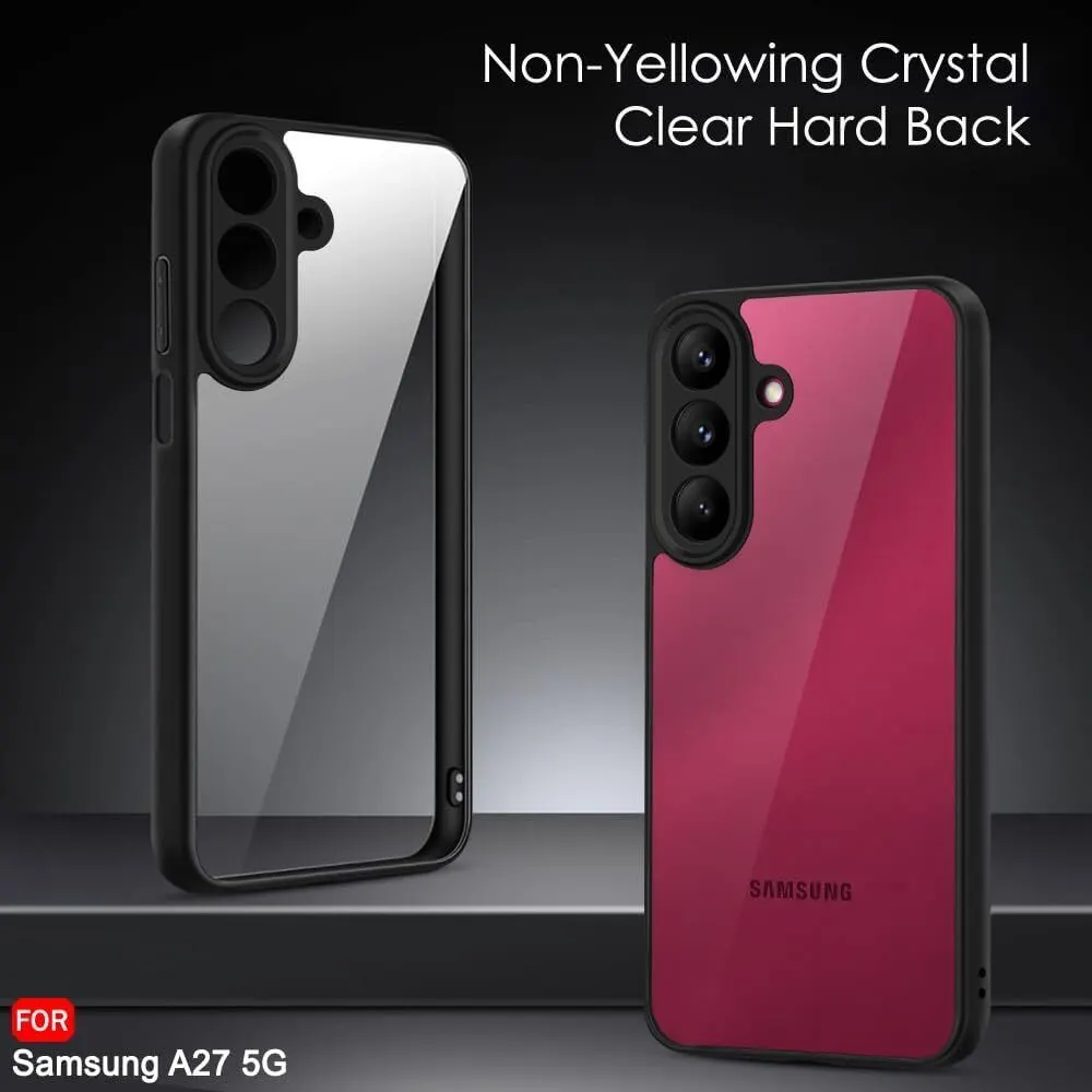 Xolia Back Cover for Samsung Galaxy A27 5G (Transparent, Black, Shock Proof, Plastic, Pack of: 1) — image 3 of 5