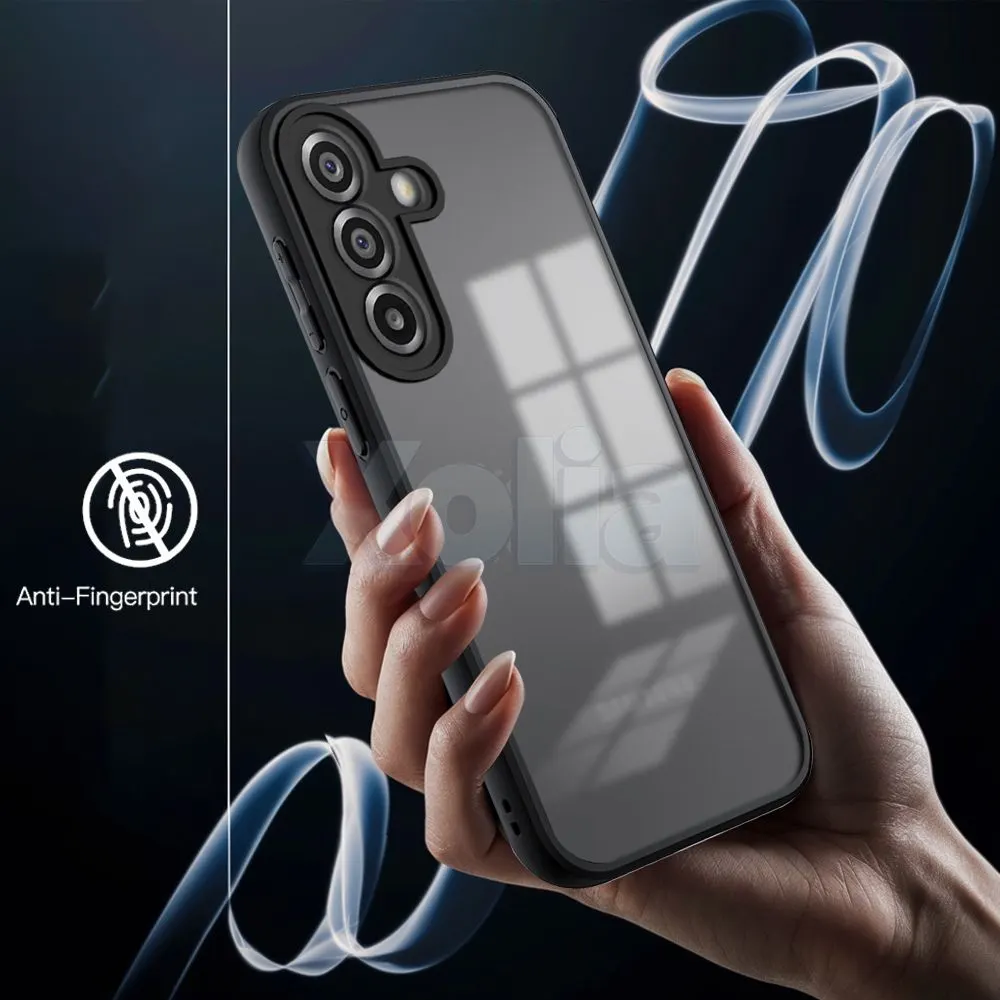 Xolia Back Cover for Samsung Galaxy F17 5G (Transparent, Black, Shock Proof, Pack of: 1) — image 2 of 5