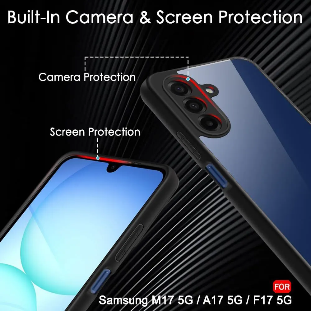 Micvir Back Cover for Samsung Galaxy M17 5G (Transparent, Black, Shock Proof, Pack of: 1) — image 4 of 5
