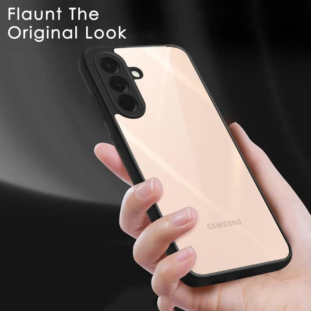 Micvir Back Cover for Samsung Galaxy M56 5G, Samsung Galaxy F56 5G (Transparent, Black, Shock Proof, Pack of: 1) — image 5 of 5