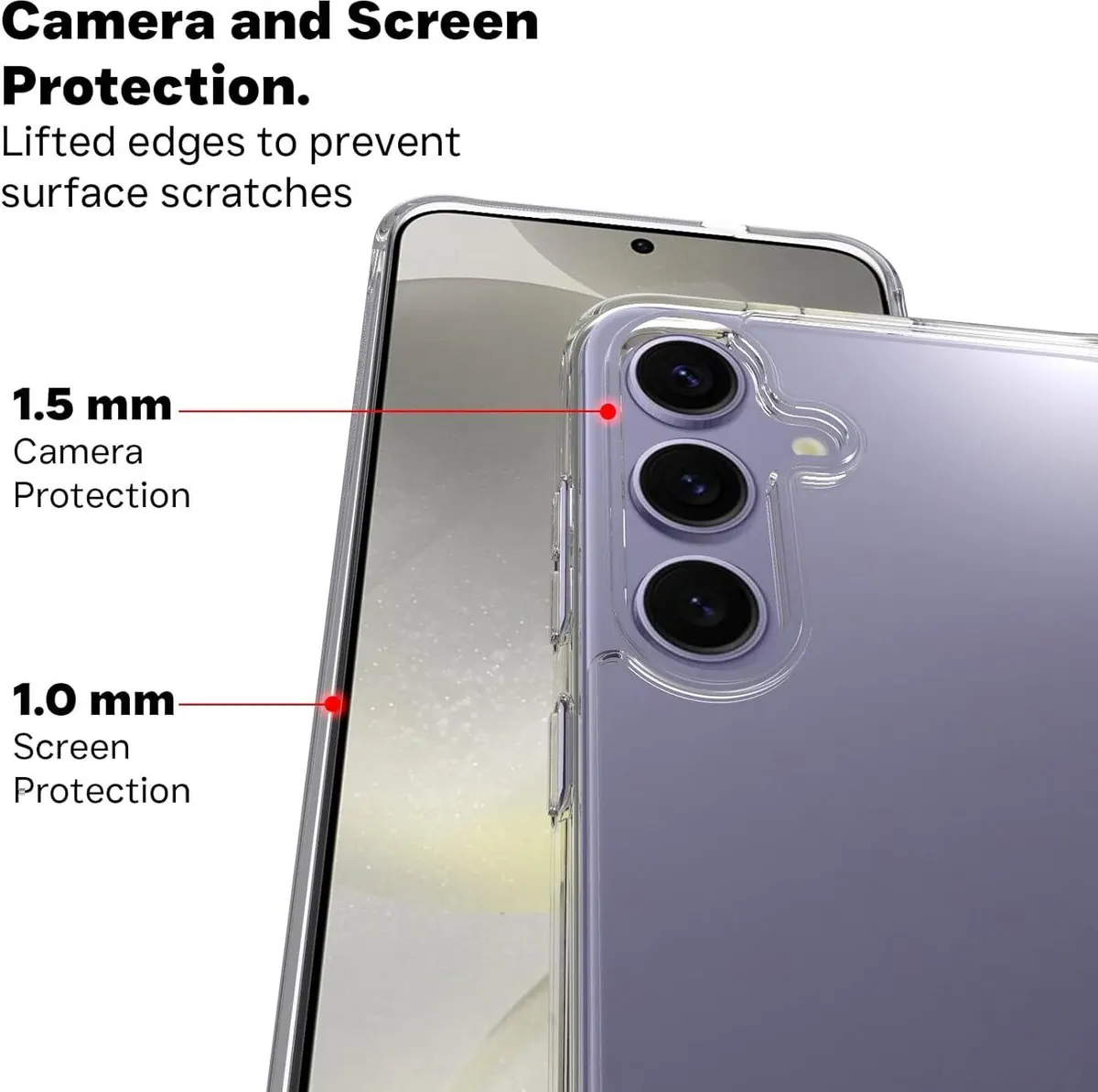 Micvir Back Cover for Samsung Galaxy S24 5G (Transparent, Shock Proof, Plastic, Silicon, Pack of: 1) — image 3 of 5