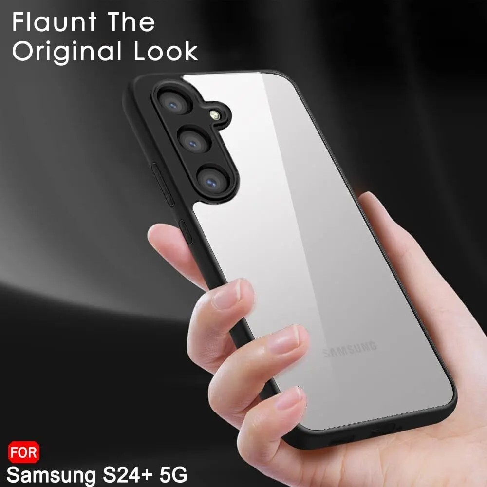 Micvir Back Cover for Samsung Galaxy S24 Plus 5G (Transparent, Black, Shock Proof, Pack of: 1) — image 5 of 5
