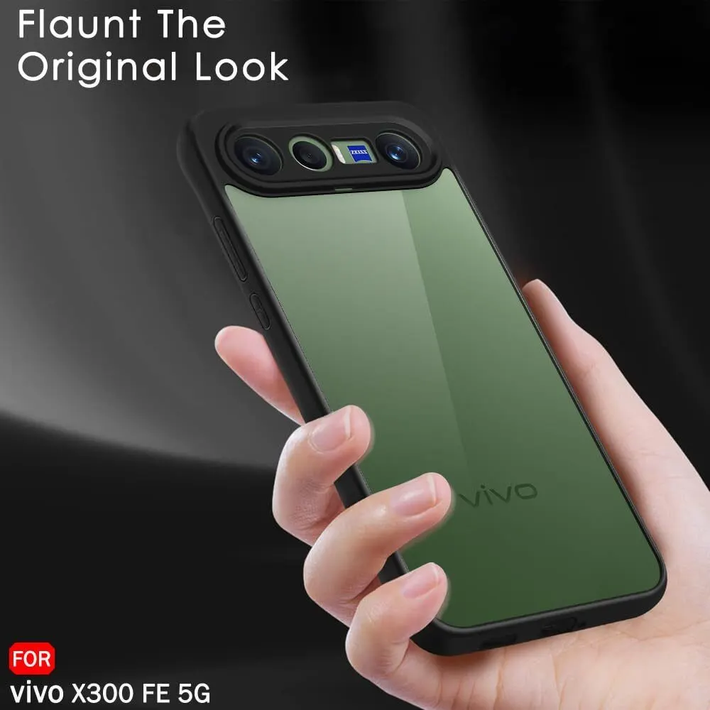 Micvir Back Cover for Vivo X300 Fe 5G (Transparent, Black, Shock Proof, Polycarbonate, Pack of: 1) — image 5 of 5