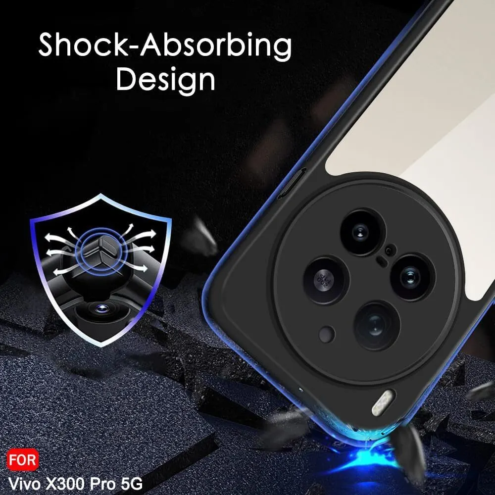 Xolia Back Cover for Vivo X300 Pro 5G (Transparent, Black, Shock Proof, Polycarbonate, Pack of: 1) — image 5 of 5