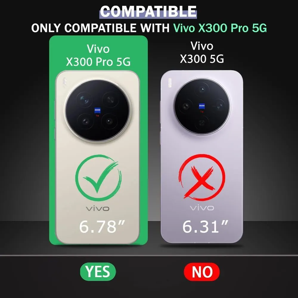 Xolia Back Cover for Vivo X300 Pro 5G (Black, Shock Proof, Polycarbonate, Pack of: 1) — image 2 of 5