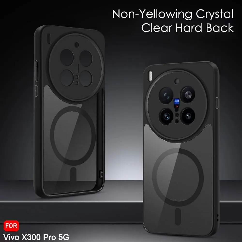 Xolia Back Cover for Vivo X300 Pro 5G (Black, Shock Proof, Polycarbonate, Pack of: 1) — image 3 of 5