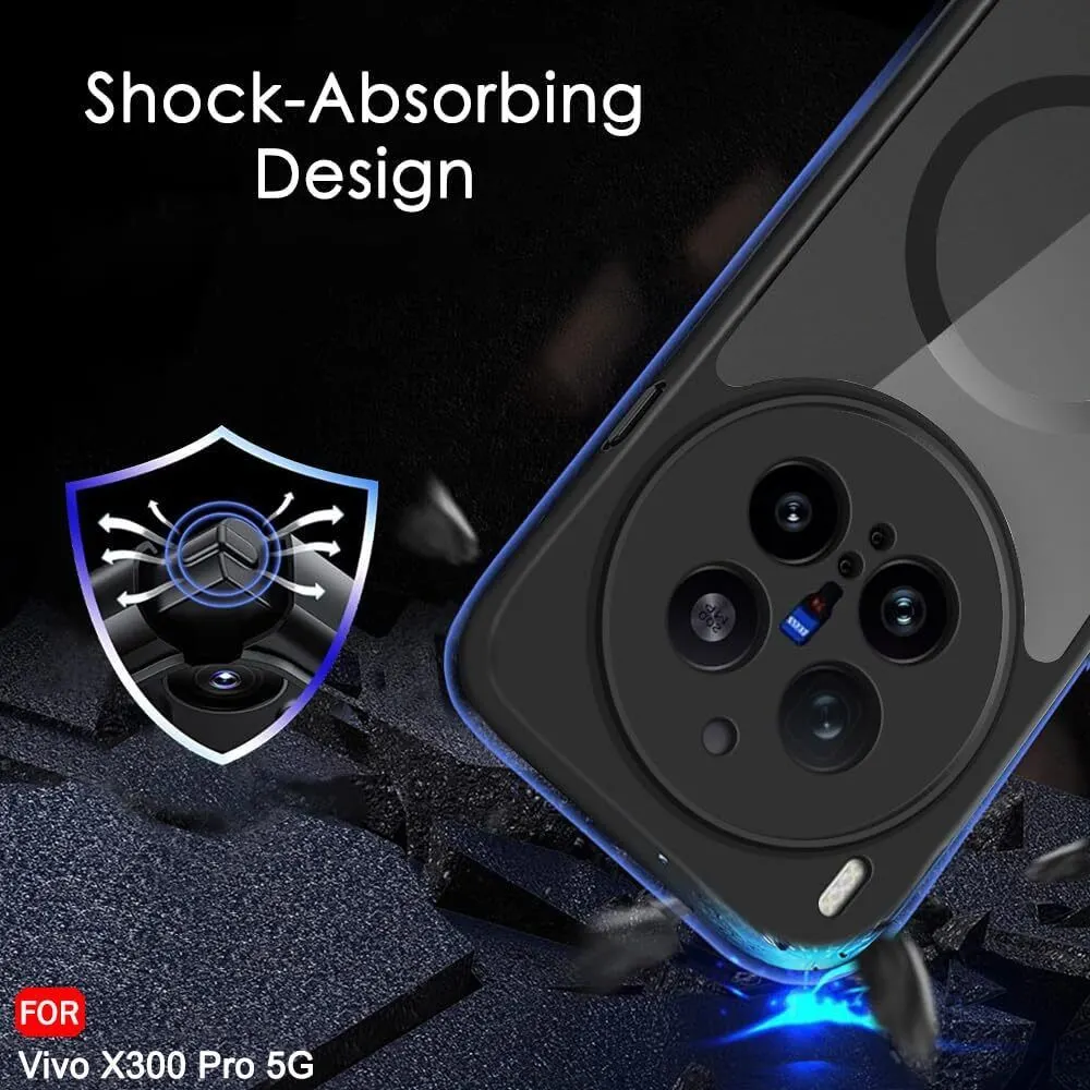 Xolia Back Cover for Vivo X300 Pro 5G (Black, Shock Proof, Polycarbonate, Pack of: 1) — image 5 of 5
