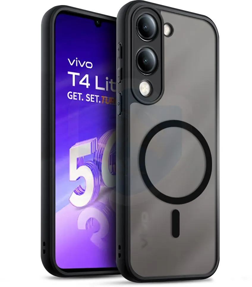 Micvir Back Cover for Vivo Y19e (Black, Shock Proof, Pack of: 1)