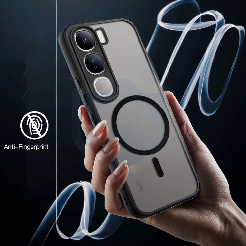 Micvir Back Cover for vivo Y300 5G (Black, Shock Proof, Plastic, Silicon, Pack of: 1) — image 2 of 5