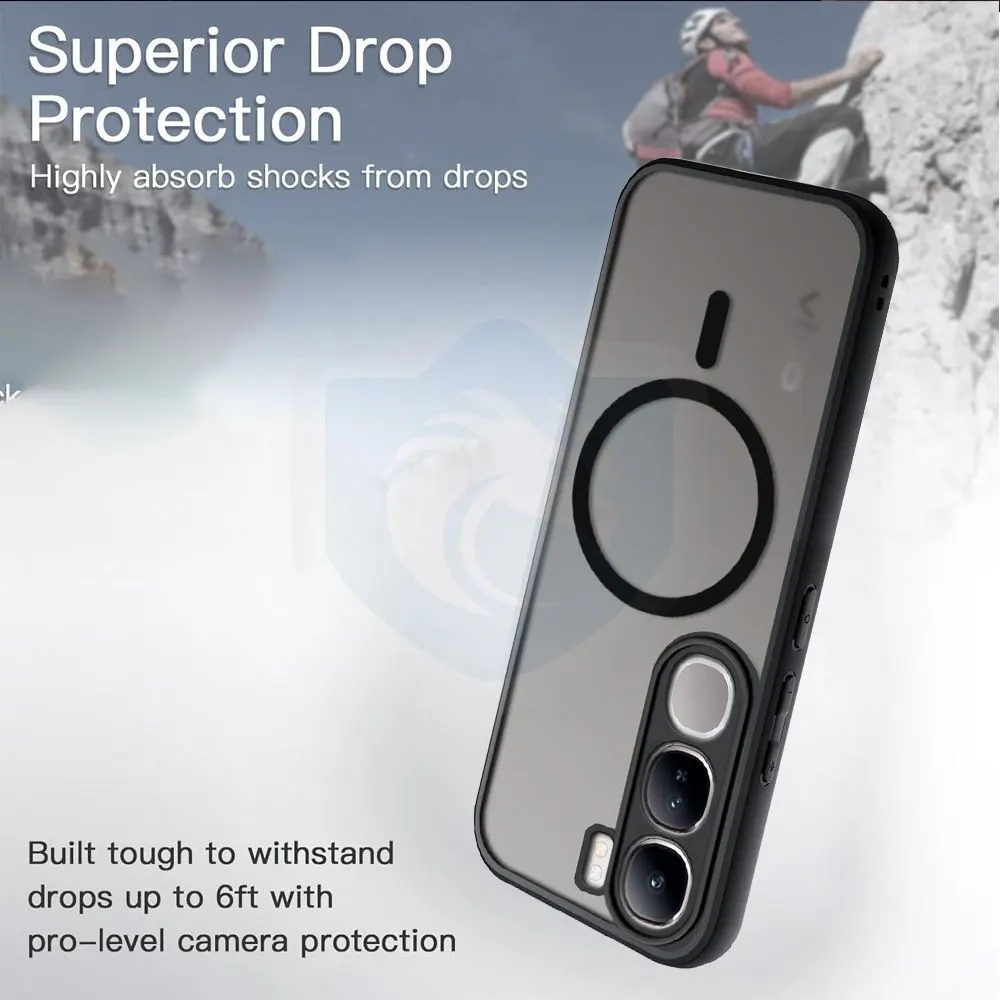 Micvir Back Cover for Vivo Y31 5G (Black, Shock Proof, Pack of: 1) — image 3 of 5