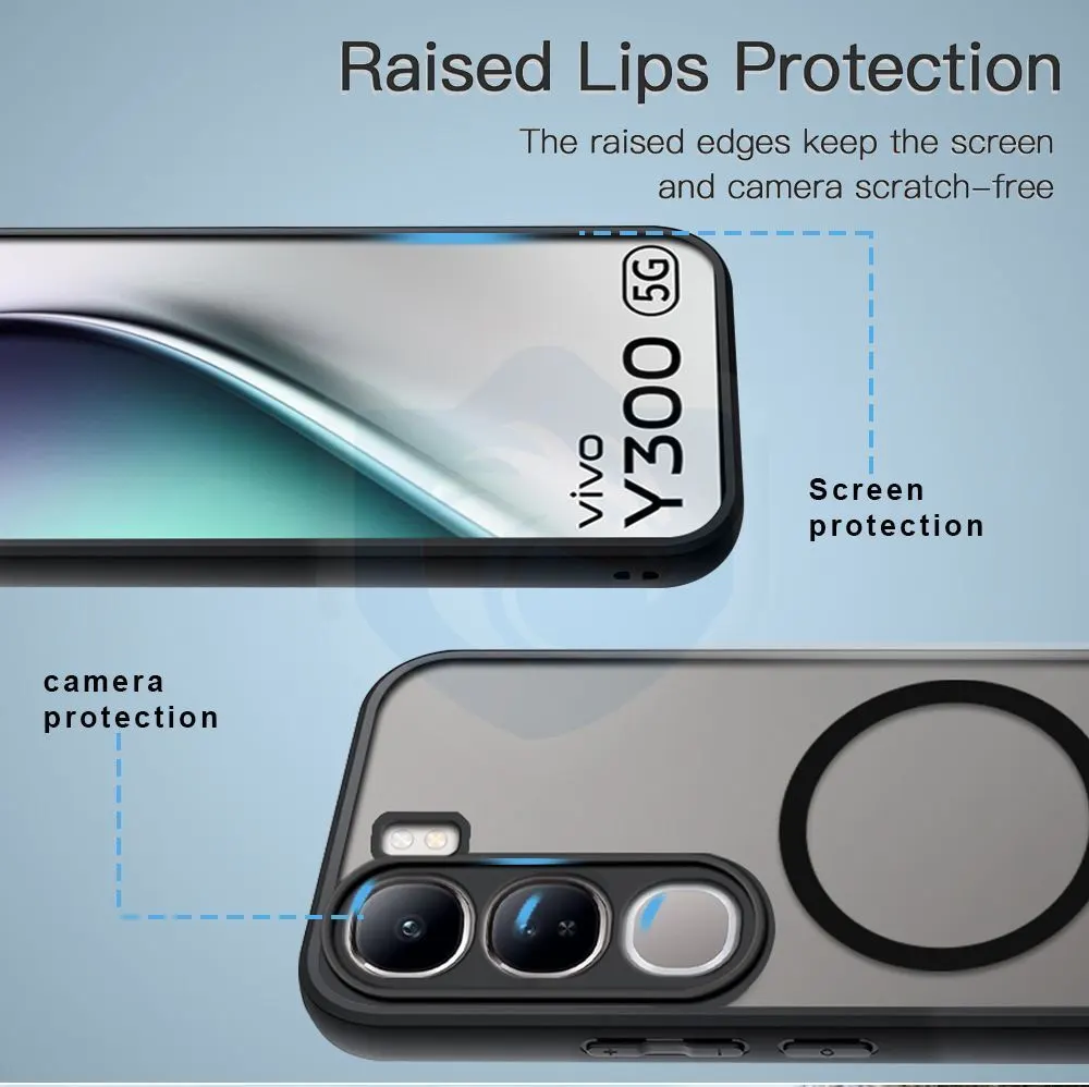 Micvir Back Cover for Vivo Y31 5G (Black, Shock Proof, Pack of: 1) — image 4 of 5
