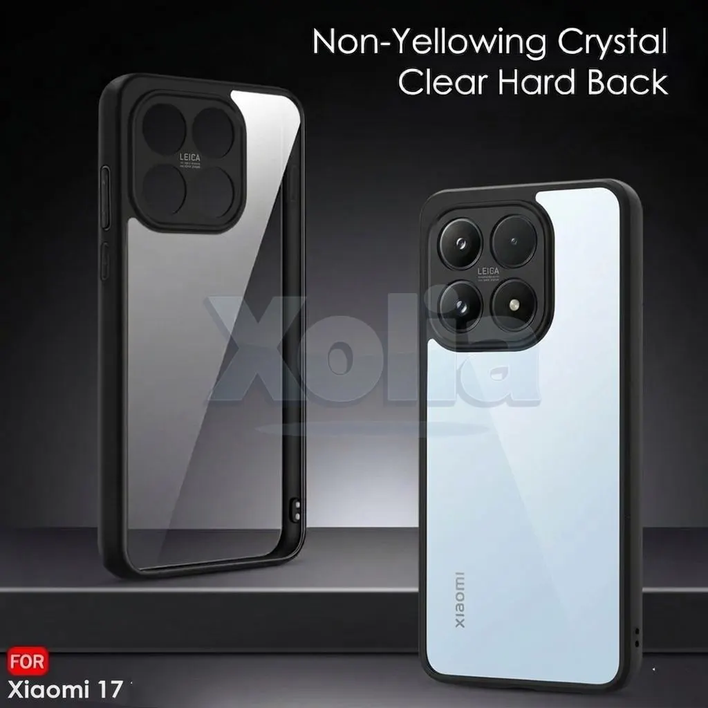 Xolia Back Cover for Xiaomi 17 5G (Transparent, Black, Shock Proof, Plastic, Silicon, Pack of: 1) — image 3 of 5