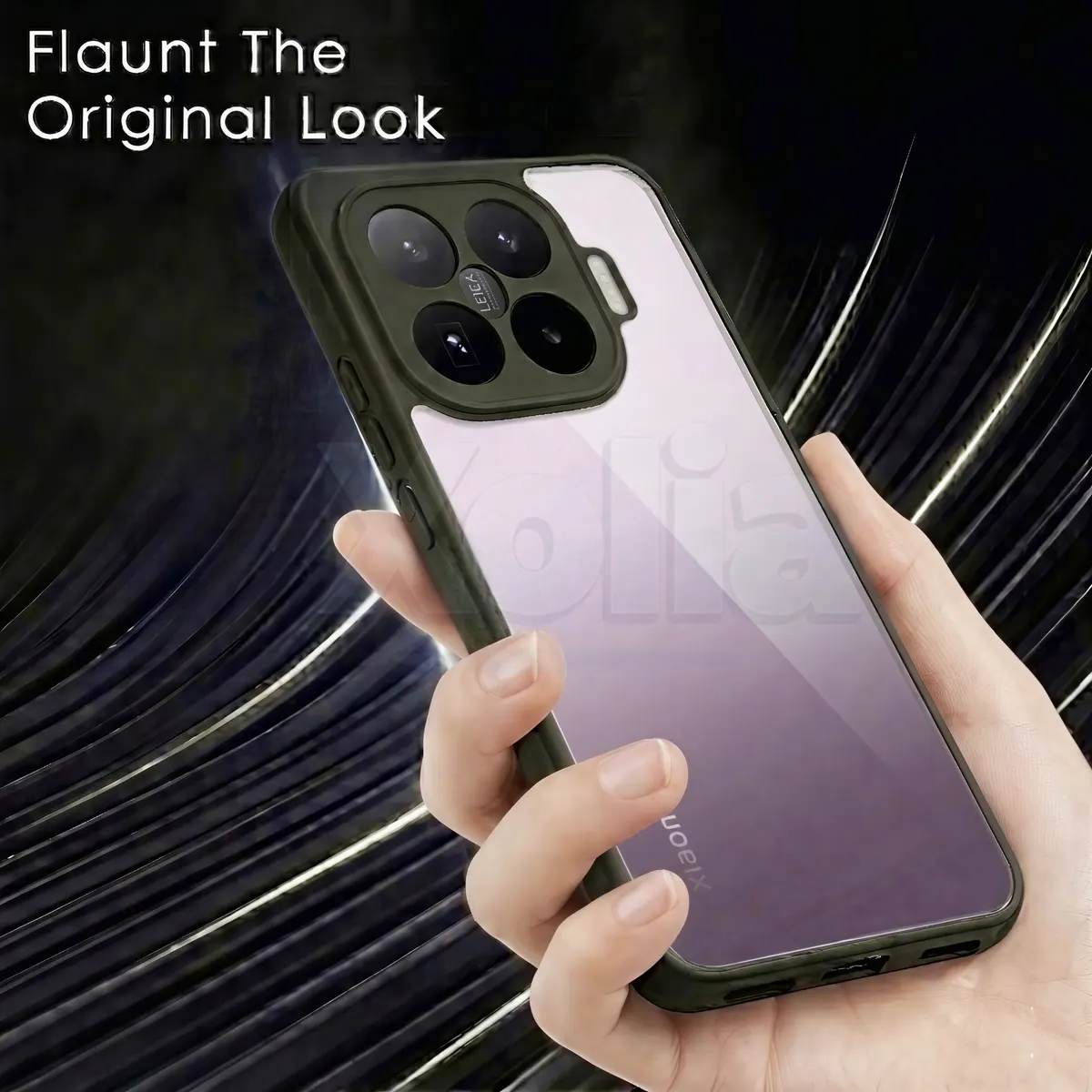 Xolia Back Cover for Xiaomi 17T 5G (Transparent, Black, Shock Proof, Plastic, Silicon, Pack of: 1) — image 4 of 4