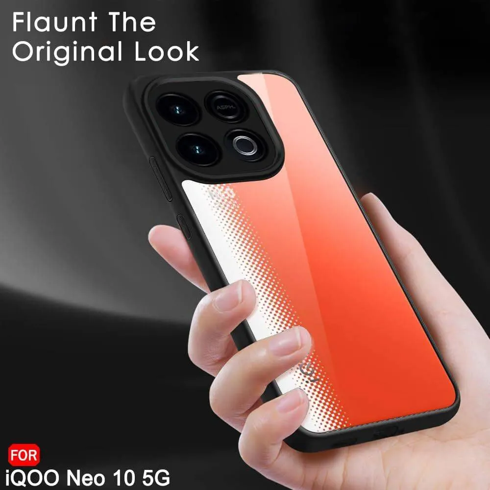Micvir Back Cover for IQOO Neo 10 5G (Transparent, Black, Shock Proof, Plastic, Silicon, Pack of: 1) — image 5 of 5