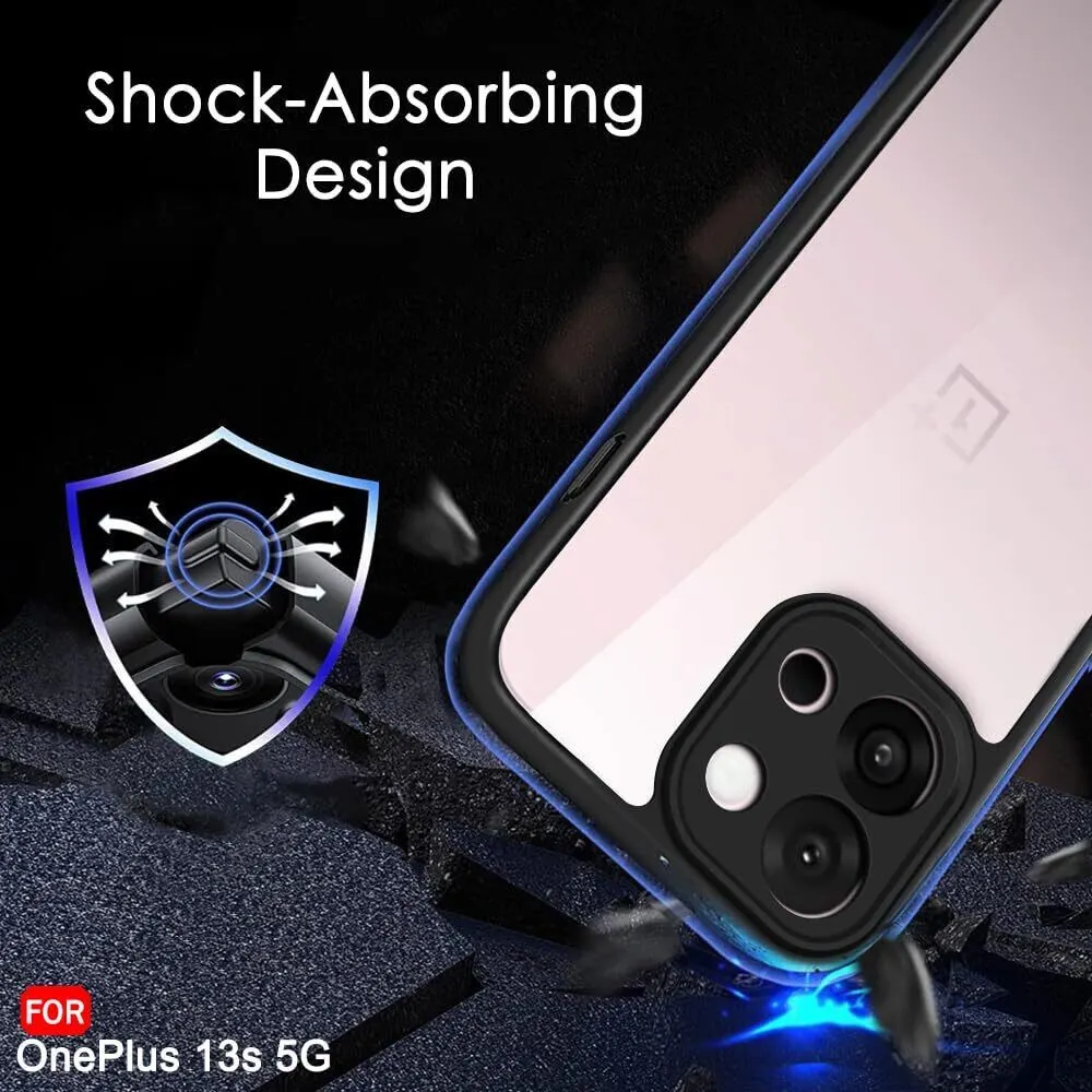 Micvir Back Cover for OnePlus 13s 5G (Transparent, Black, Shock Proof, Plastic, Silicon, Pack of: 1) — image 5 of 5