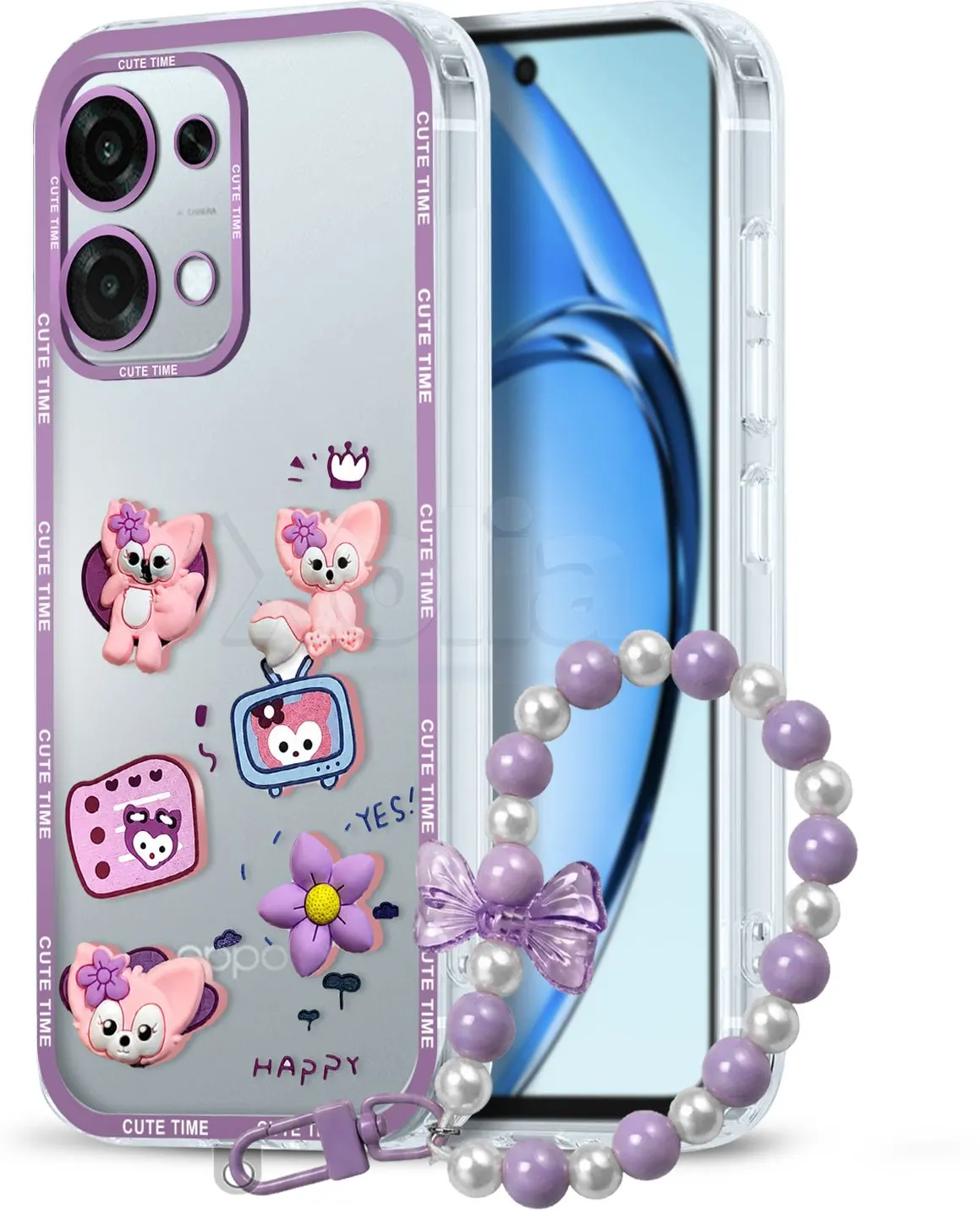 Xolia Back Cover for OPPO F31 5G (Purple, Shock Proof, Polycarbonate, Pack of: 1)
