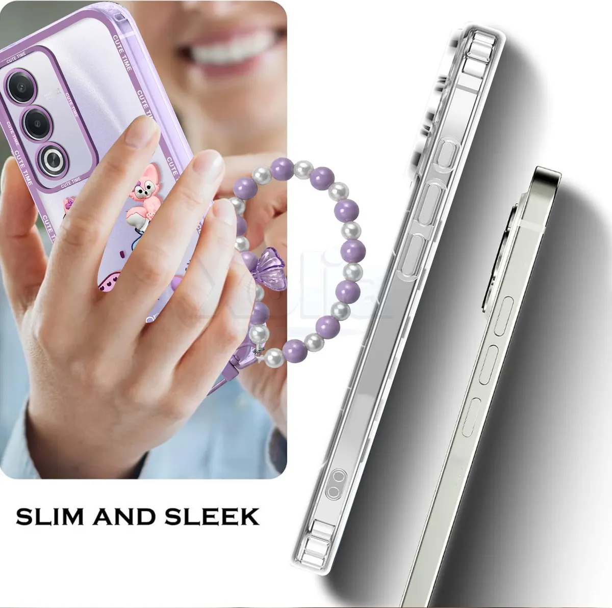 Xolia Back Cover for Oppo A3 Pro 5G (Purple, Shock Proof, Polycarbonate, Pack of: 1) — image 3 of 4