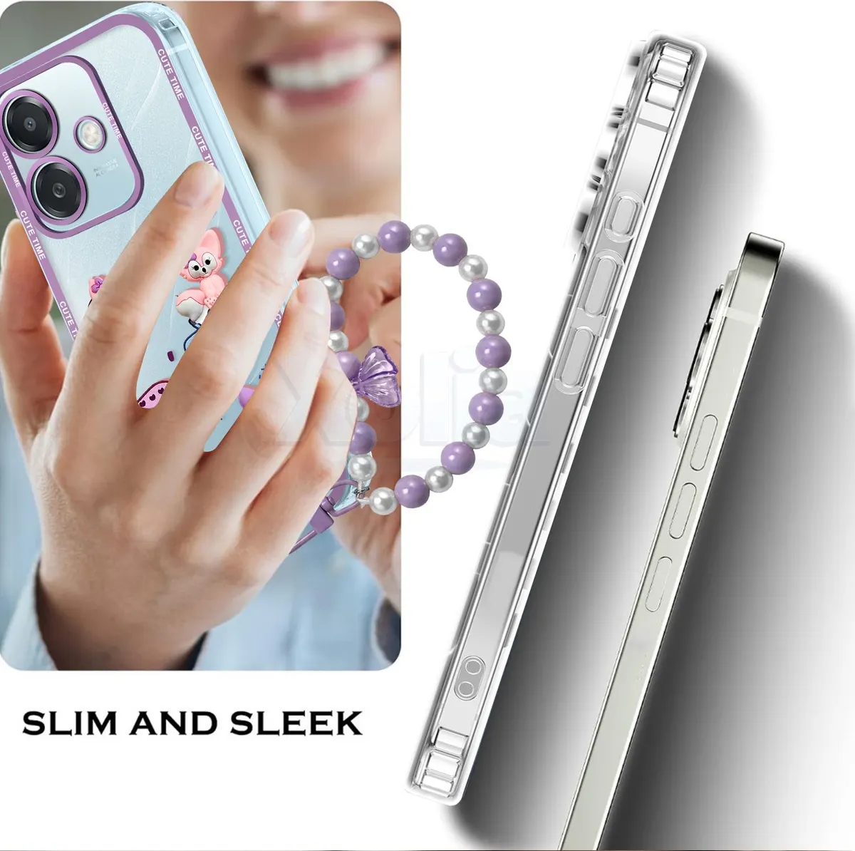 Xolia Back Cover for OPPO A3x 5G (Purple, Shock Proof, Polycarbonate, Pack of: 1) — image 4 of 5