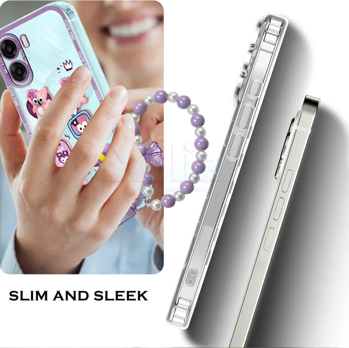 Xolia Back Cover for Oppo A6x 5G (Purple, Shock Proof, Polycarbonate, Pack of: 1) — image 4 of 5