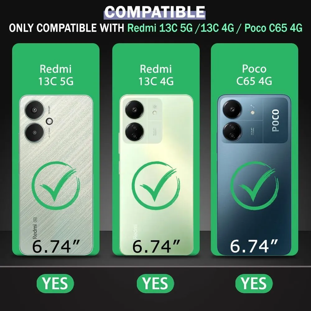 Xolia Back Cover for POCO C65 5G (Purple, Shock Proof, Polycarbonate, Pack of: 1) — image 2 of 5