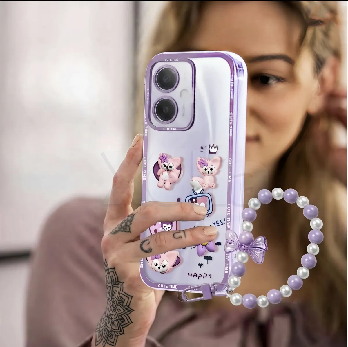 Xolia Back Cover for POCO C65 5G (Purple, Shock Proof, Polycarbonate, Pack of: 1) — image 5 of 5