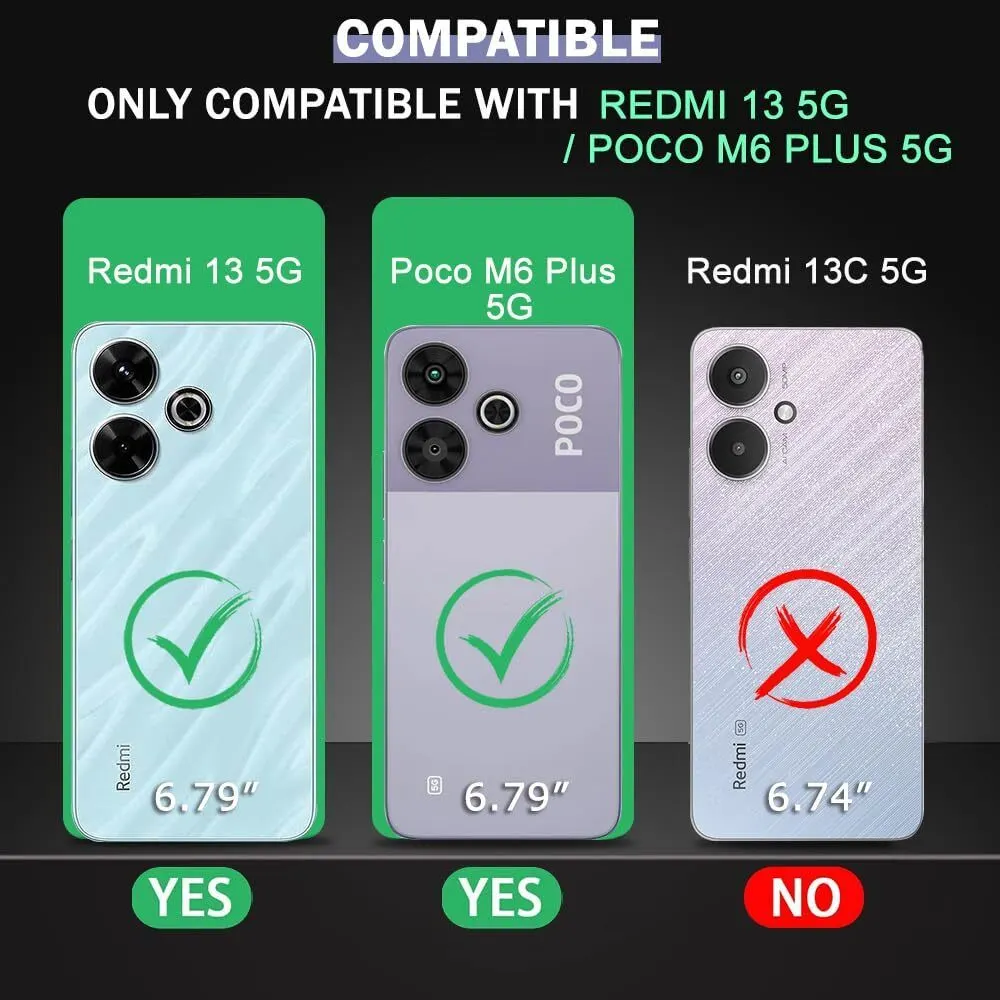 Xolia Back Cover for Redmi 13 5G (Purple, Shock Proof, Polycarbonate, Pack of: 1) — image 2 of 5