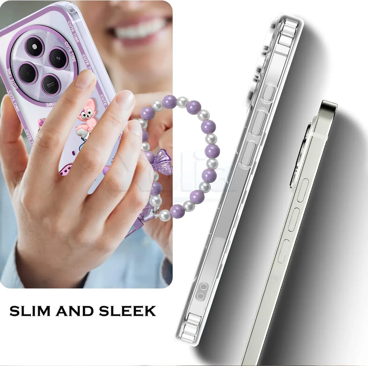 Xolia Back Cover for REDMI A4 5G (Purple, Shock Proof, Polycarbonate, Pack of: 1) — image 3 of 4