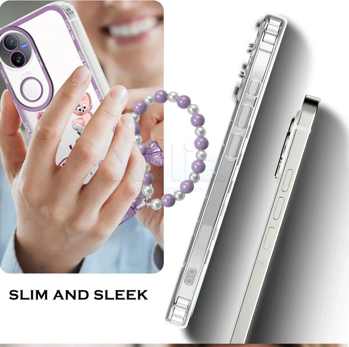 Xolia Back Cover for iQOO Z10R 5G (Purple, Shock Proof, Polycarbonate, Pack of: 1) — image 3 of 4