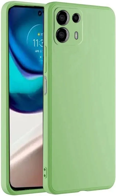 Micvir Back Cover for Motorola Edge 30 Fusion (Green, Grip Case, Silicon, Pack of: 1)
