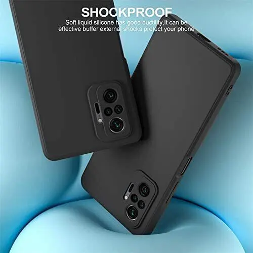 Micvir Back Cover for Mi Redmi Note 10 Pro (Black, Grip Case, Silicon, Pack of: 1) — image 2 of 5