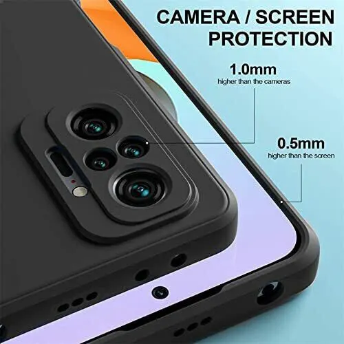 Micvir Back Cover for Mi Redmi Note 10 Pro (Black, Grip Case, Silicon, Pack of: 1) — image 3 of 5