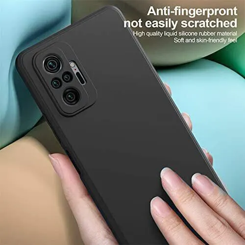 Micvir Back Cover for Mi Redmi Note 10 Pro (Black, Grip Case, Silicon, Pack of: 1) — image 4 of 5