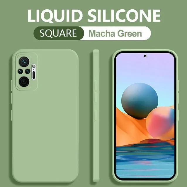 Micvir Back Cover for Mi Redmi Note 10 Pro (Green, Grip Case, Silicon, Pack of: 1) — image 4 of 5