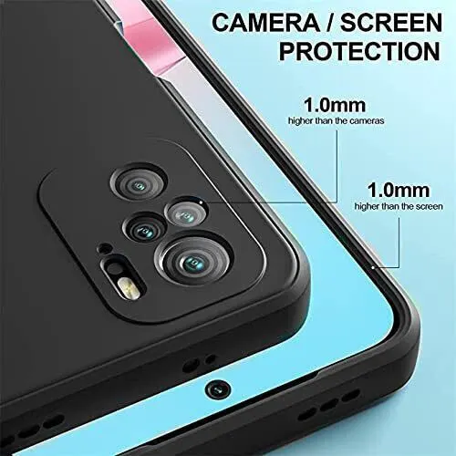 Micvir Back Cover for Mi Redmi Note 10S (Black, Grip Case, Silicon, Pack of: 1) — image 2 of 5