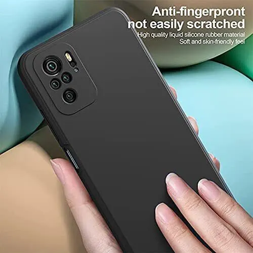 Micvir Back Cover for Mi Redmi Note 10S (Black, Grip Case, Silicon, Pack of: 1) — image 3 of 5