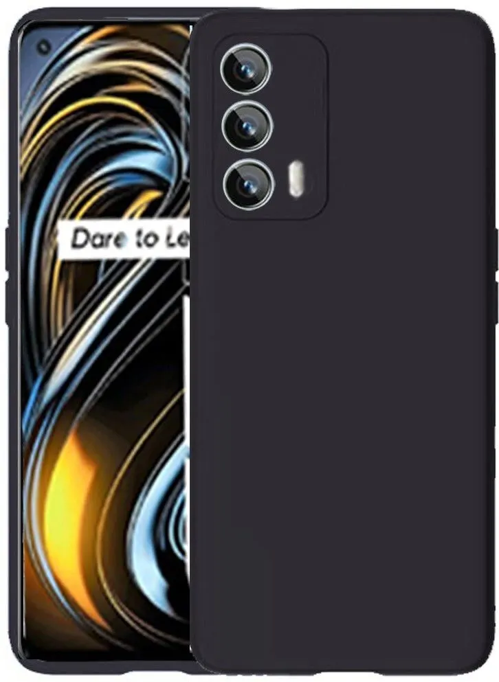 Micvir Back Cover for Realme GT 5G (Black, Grip Case, Silicon, Pack of: 1) — image 2 of 4