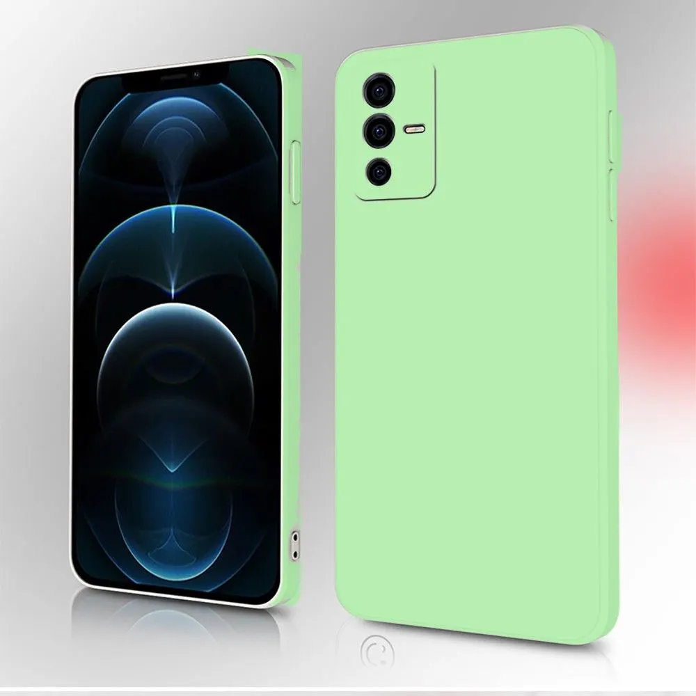 Micvir Back Cover for Vivo V23 Pro 5G (Green, Grip Case, Silicon, Pack of: 1) — image 3 of 4