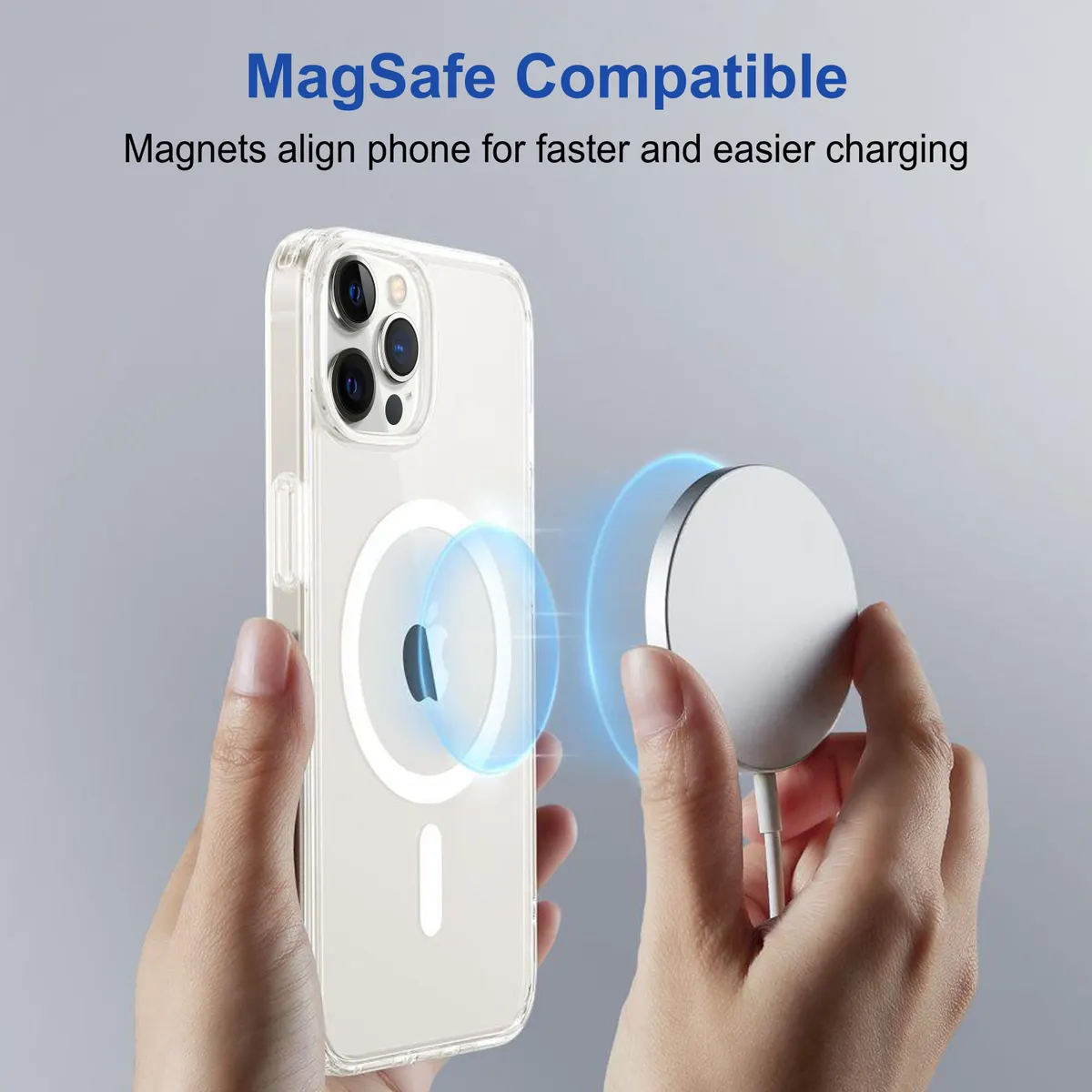 Micvir Back Cover for Apple iPhone 12 Pro (Transparent, Magsafe, Pack of: 1) — image 2 of 5