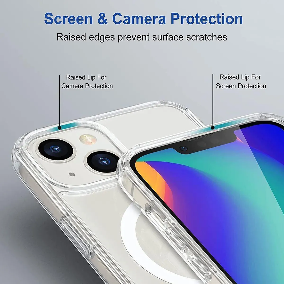 Micvir Back Cover for Apple iPhone 13 (Transparent, Camera Bump Protector, Pack of: 1) — image 3 of 5