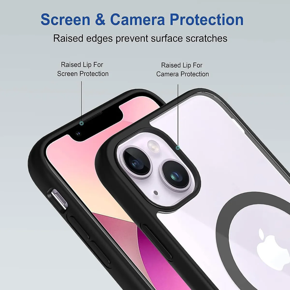 Micvir Back Cover for Apple iPhone 13 (Black, Magsafe, Pack of: 1) — image 3 of 5