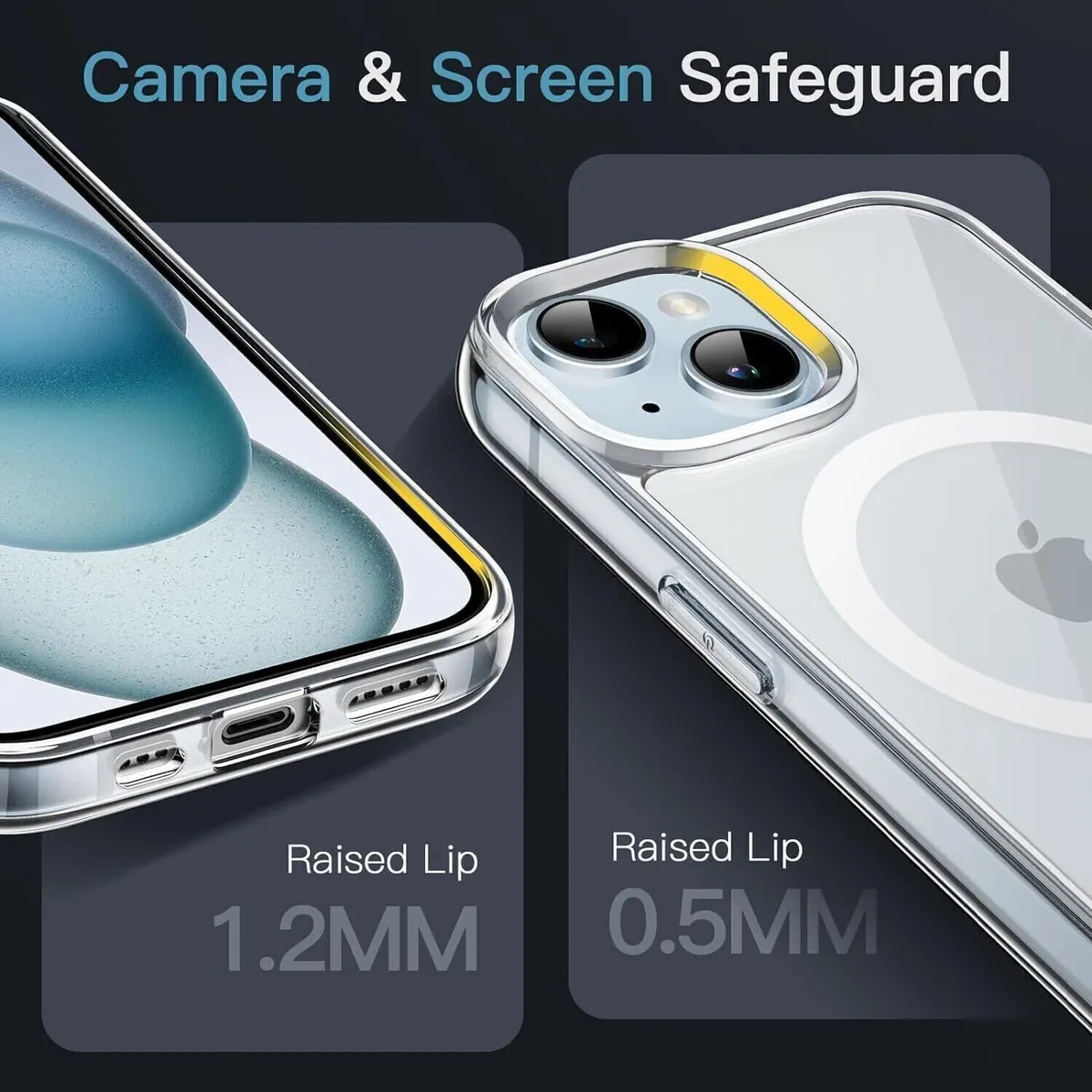 Micvir Back Cover for Apple iPhone 15 (Transparent, Magsafe, Pack of: 1) — image 2 of 5