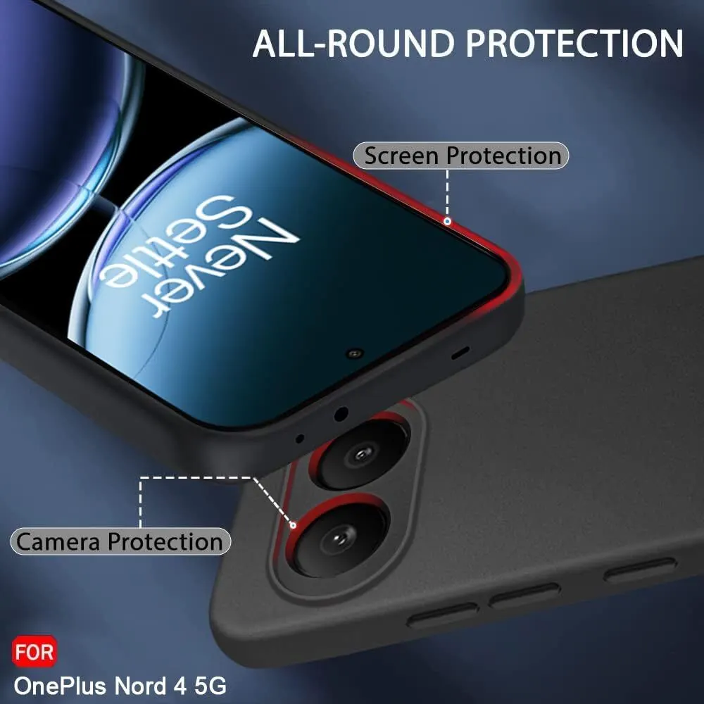 Micvir Back Cover for OnePlus Nord 4 5G (Black, Dual Protection, Silicon, Pack of: 1) — image 2 of 5