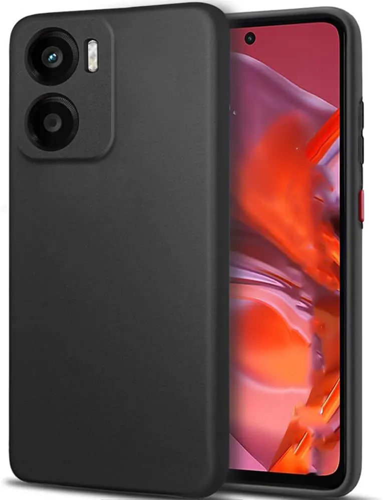 Micvir Back Cover for Poco X7 Pro 5G (Black, Dual Protection, Silicon, Pack of: 1)